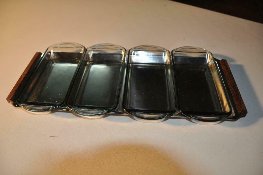 bol à goûter avec 4 bols en verre - apéritif, Enlèvement ou Envoi, Rectangulaire, Balance
