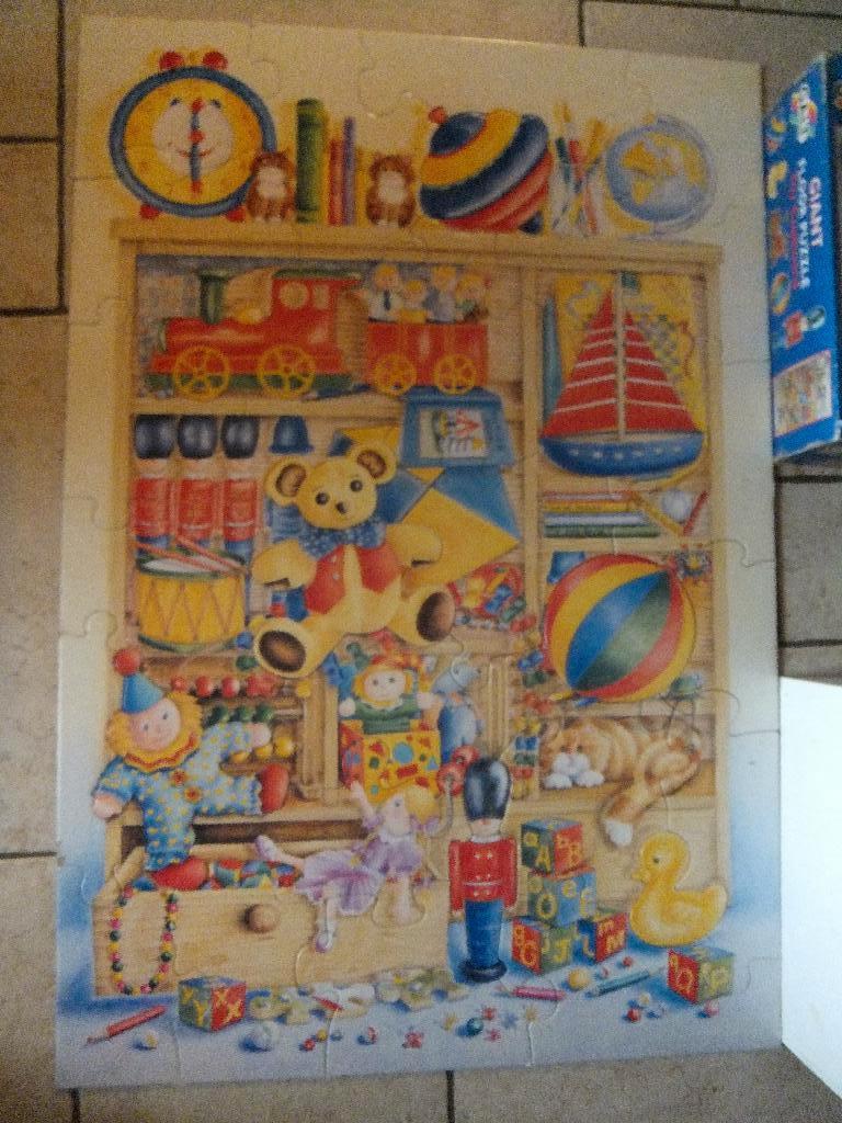 vloerpuzzel, Kinderen en Baby's, Ophalen of Verzenden, 10 tot 50 stukjes, Gebruikt, 2 tot 4 jaar