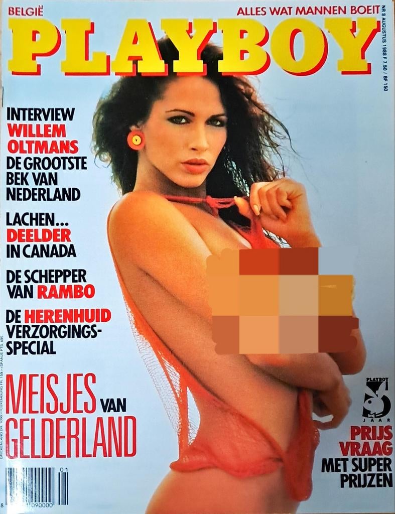 Playboy Nederland augustus 1988, Boeken, Tijdschriften en Kranten, Ophalen of Verzenden