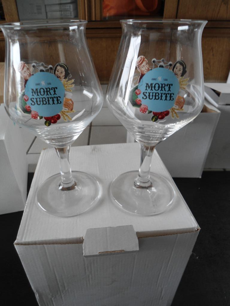 mort subite lambic glazen. 4 verschillende modellen Nieuw, Enlèvement ou Envoi, Neuf, Verre ou Verres