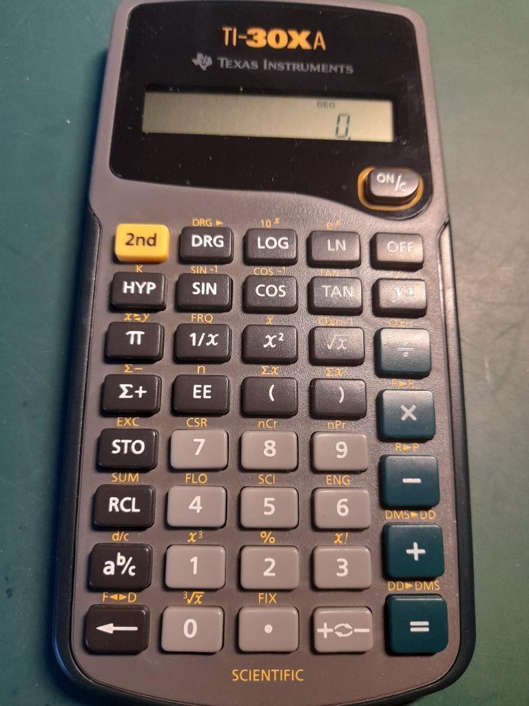 Rekenmachine Texas Instrument, Ophalen of Verzenden, Gebruikt