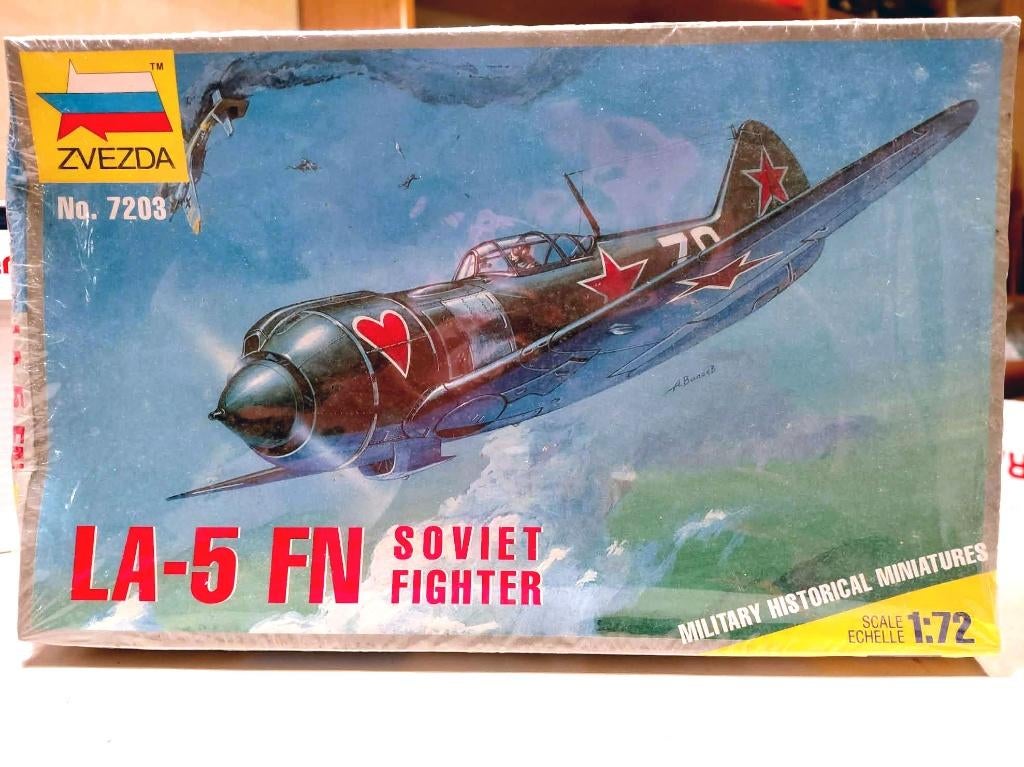 Maquette d'avion - 1:72 - ZVEZDA - LA-5 FN Soviet Fighter, Hobby & Loisirs créatifs, Modélisme | Avions & Hélicoptères, Neuf, Avion