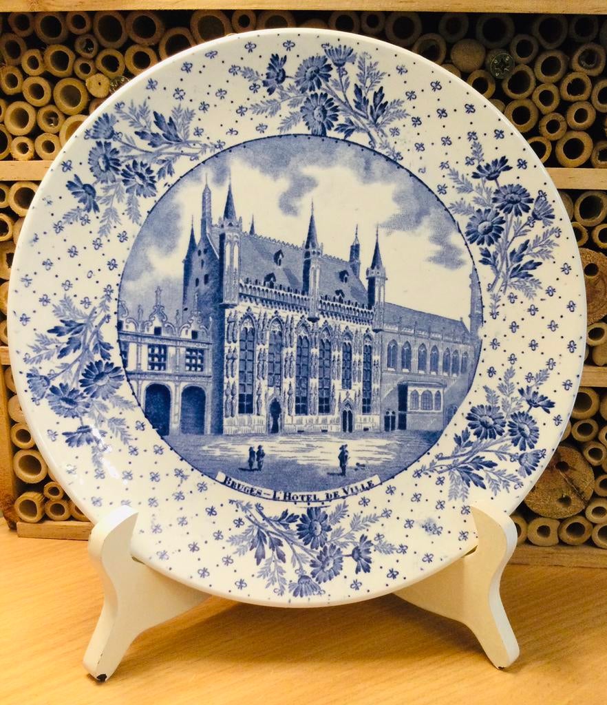 Prachtig bord Boch-1860-Brugge