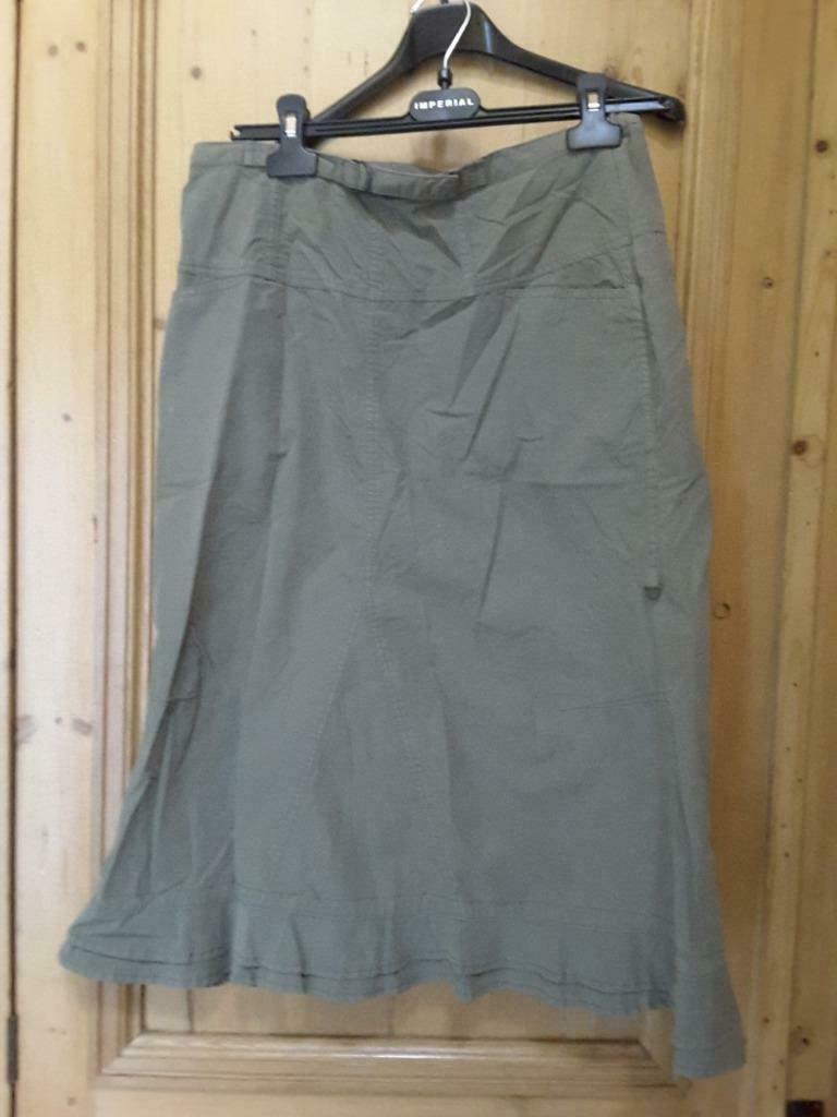 Mooie kaki rok M, Taille 38/40 (M), Enlèvement ou Envoi, Autres couleurs, Porté