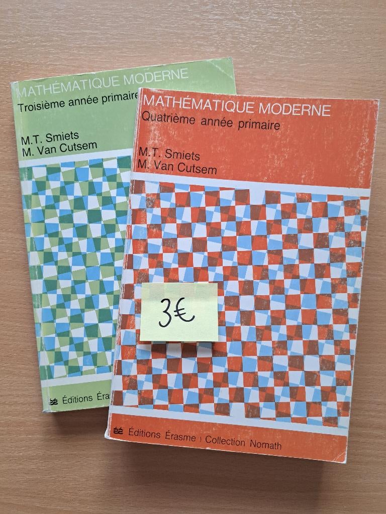 Mathématique moderne 3 et 4 - Manuel scolaire math, Enlèvement, Utilisé, Primaire, Mathématiques A