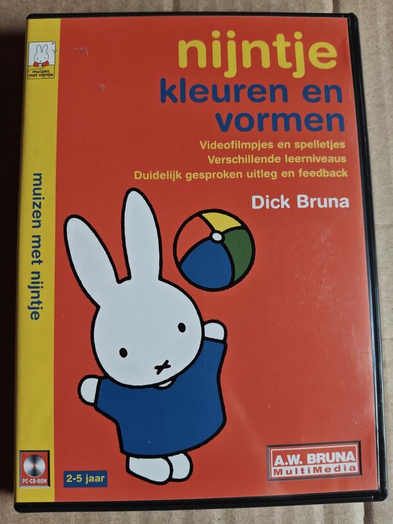 Nijntje vormen en kleuren - CD ROM !, Games en Spelcomputers, Games | Pc, Zo goed als nieuw, Puzzel en Educatief, 1 speler, Vanaf 3 jaar