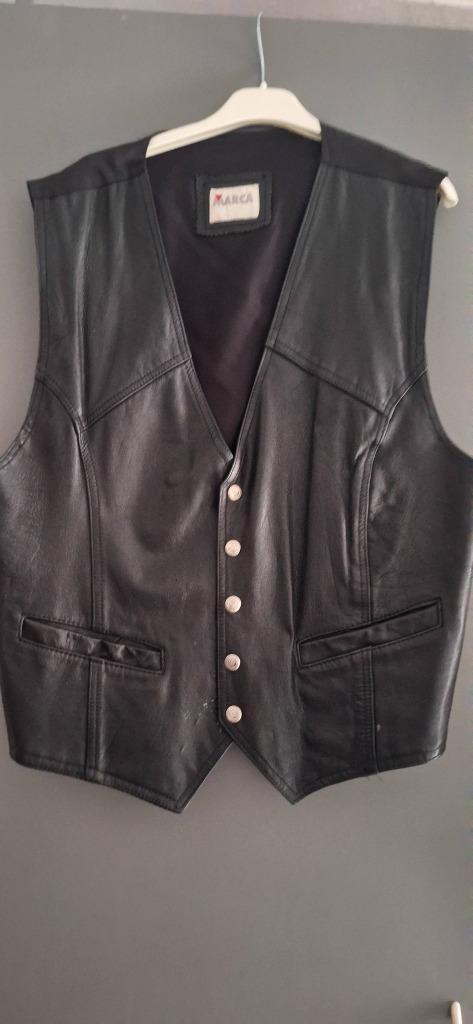 Gilet en cuir homme, Motos, Enlèvement ou Envoi, Seconde main