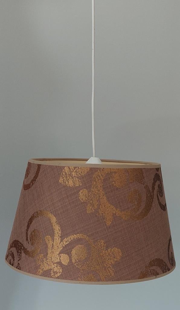 Ronde hanglamp, Enlèvement, Utilisé, Beige, Rond