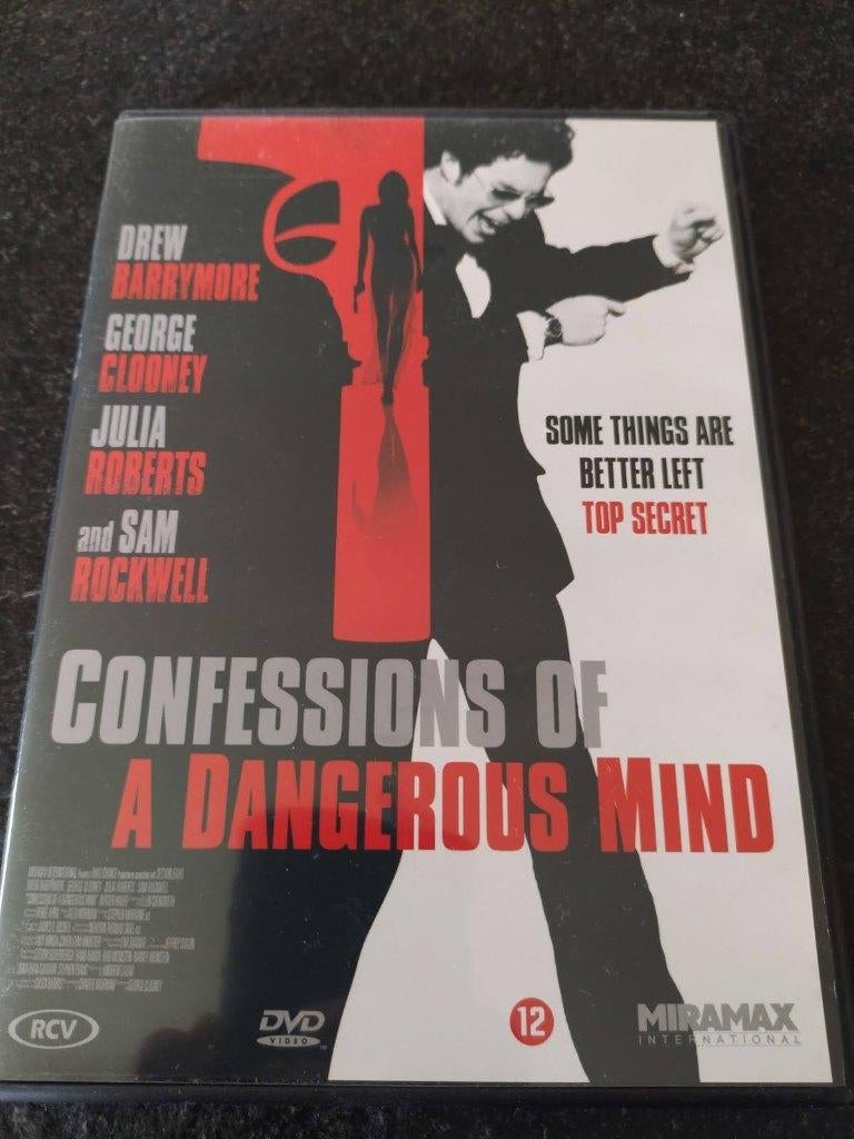 DVD Confessions of a Dangerous Mind met George Clooney, Vanaf 12 jaar, Ophalen of Verzenden, Zo goed als nieuw, Actiekomedie
