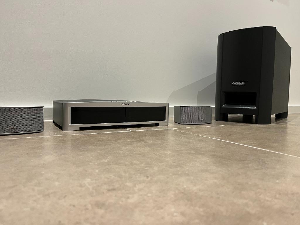 Bose 321 GS Series II, 70 watt of meer, Zo goed als nieuw, 3.1-systeem, Dvd-speler