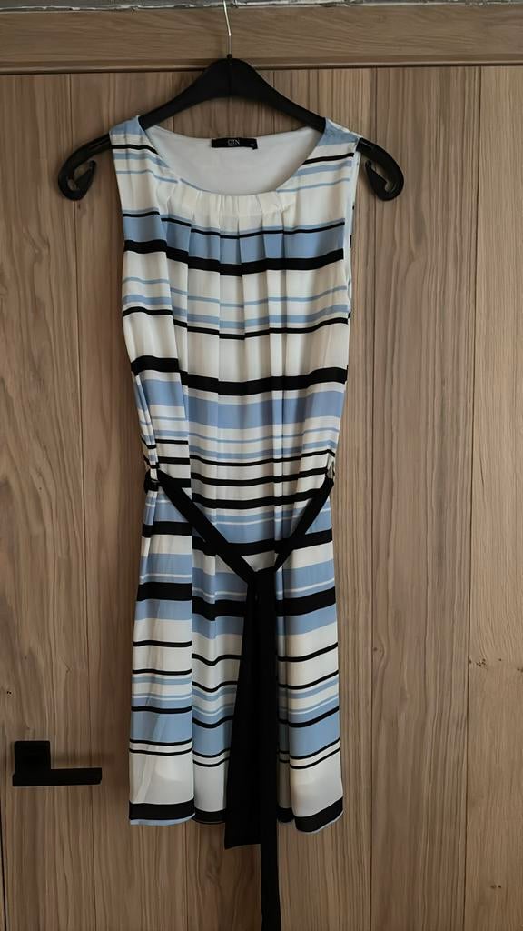 CTN blauw wit kleed 40, Kleding | Dames, Jurken, Ophalen of Verzenden, Zo goed als nieuw, Blauw