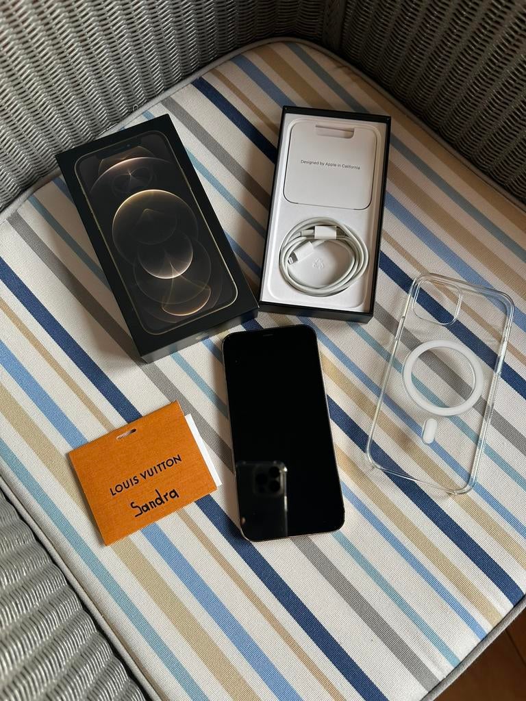 Apple iPhone 12 Pro - 128 GB - goud, Telecommunicatie, Mobiele telefoons | Apple iPhone, Zo goed als nieuw, 128 GB, iPhone 12 Pro