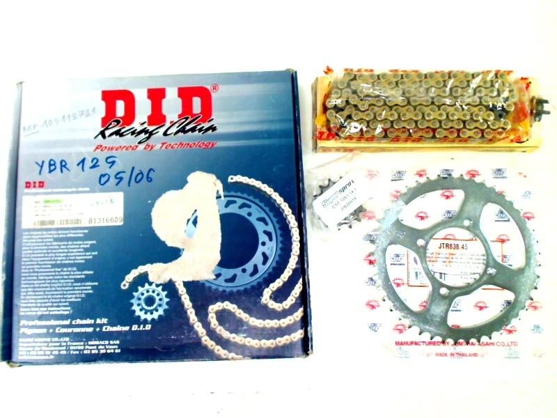 Kit chaîne Yamaha YBR 125 2006 (105112721), Motos, Enlèvement ou Envoi, Neuf