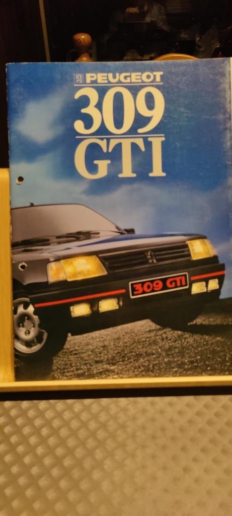 Peugeot 309 GTI brochure, Enlèvement ou Envoi, Comme neuf, Peugeot