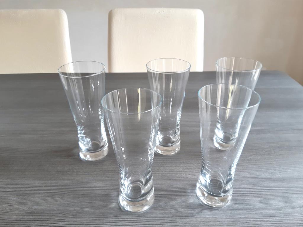 5 verres à long drink, Maison & Meubles, Enlèvement, Neuf, Verre, Verre ou Verres