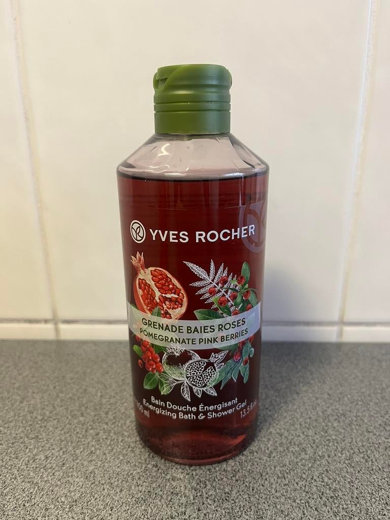 Bad-en douchegel granaatappel & bessen -400 ml - Yves Rocher, Ophalen of Verzenden, Nieuw, Bad & Douche