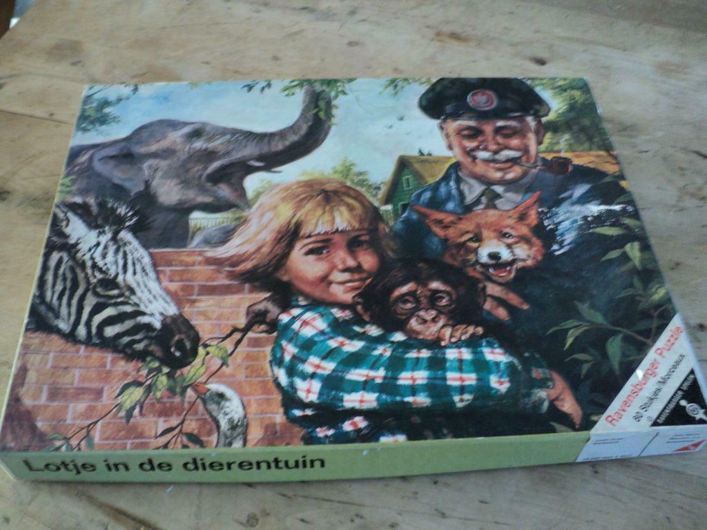 puzzel 80 stukken LOTJE IN DE DIERENTUIN, Ophalen of Verzenden