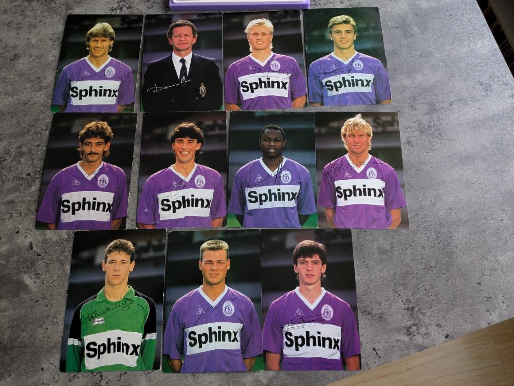 CARTES POSTALES DE FOOTBALL DU BEERSCHOT SIGNÉES ! ! ! ! 11x, Envoi, Comme neuf