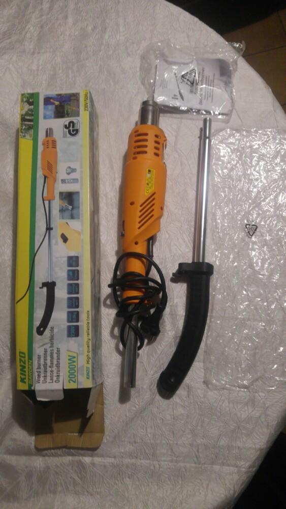 Lance flammes desherbeur electrique kinzo 2000w 650°, Ophalen of Verzenden