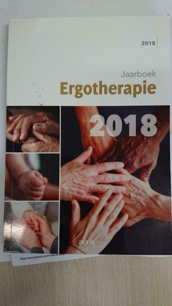 Jaarboek ergotherapie 2018 - Gratis verzending, Boeken, Verzenden, Zo goed als nieuw