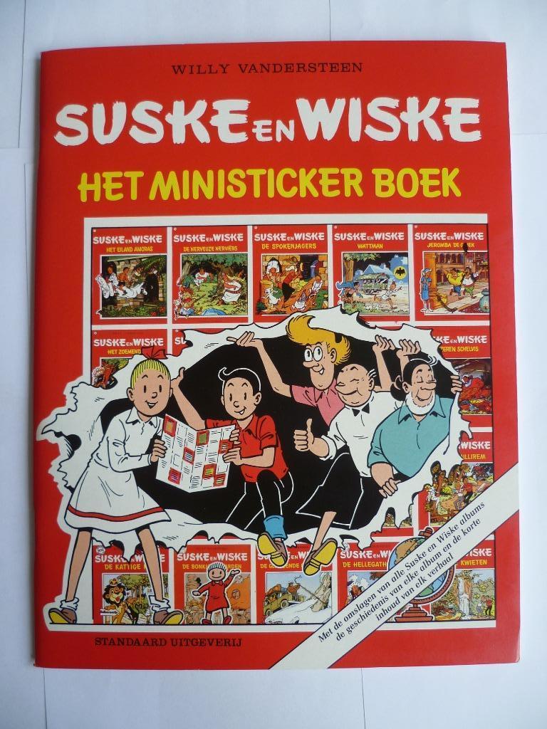 SUSKE EN WISKE"HET MINI STICKER BOEK"UIT 1988, Boeken, Verzenden, Willy Vandersteen, Eén stripboek, Zo goed als nieuw