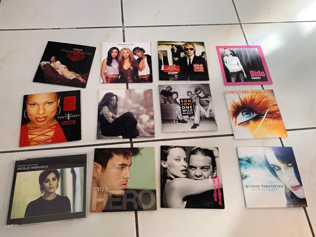 Cd’s en singles, Enlèvement ou Envoi, Utilisé