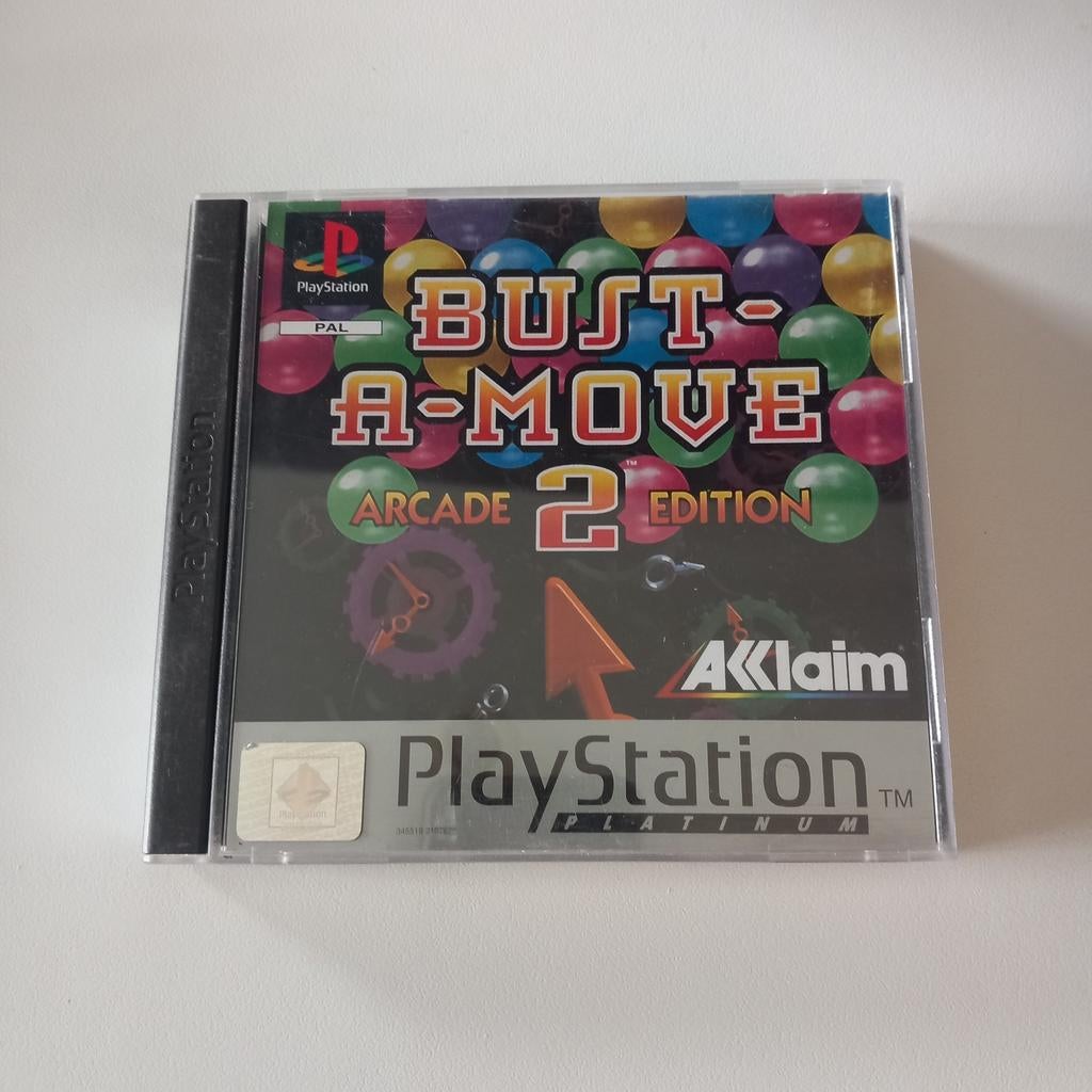Bust-a-move 2 playstation 1 platinum, Games en Spelcomputers, Ophalen of Verzenden, Zo goed als nieuw