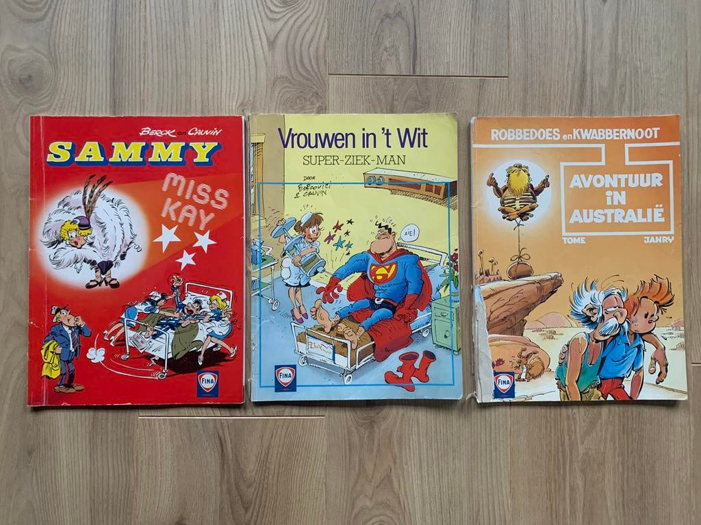 Diverse strips: Sammy, Robbedoes, Vrouwen in ‘t wit, Meerdere stripboeken, Ophalen of Verzenden, Zo goed als nieuw, Diverse Auteurs