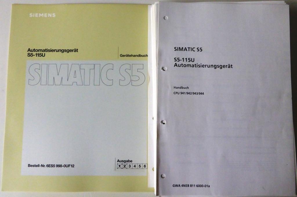 manuel d'utilisation Siemens PLC S5-115U gratuit, Enlèvement ou Envoi, Utilisé