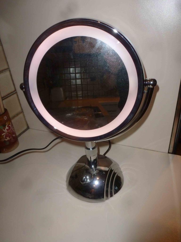 BaByliss miroir double - pivotant et grossissant, Enlèvement ou Envoi, Comme neuf, Rasage ou Épilation