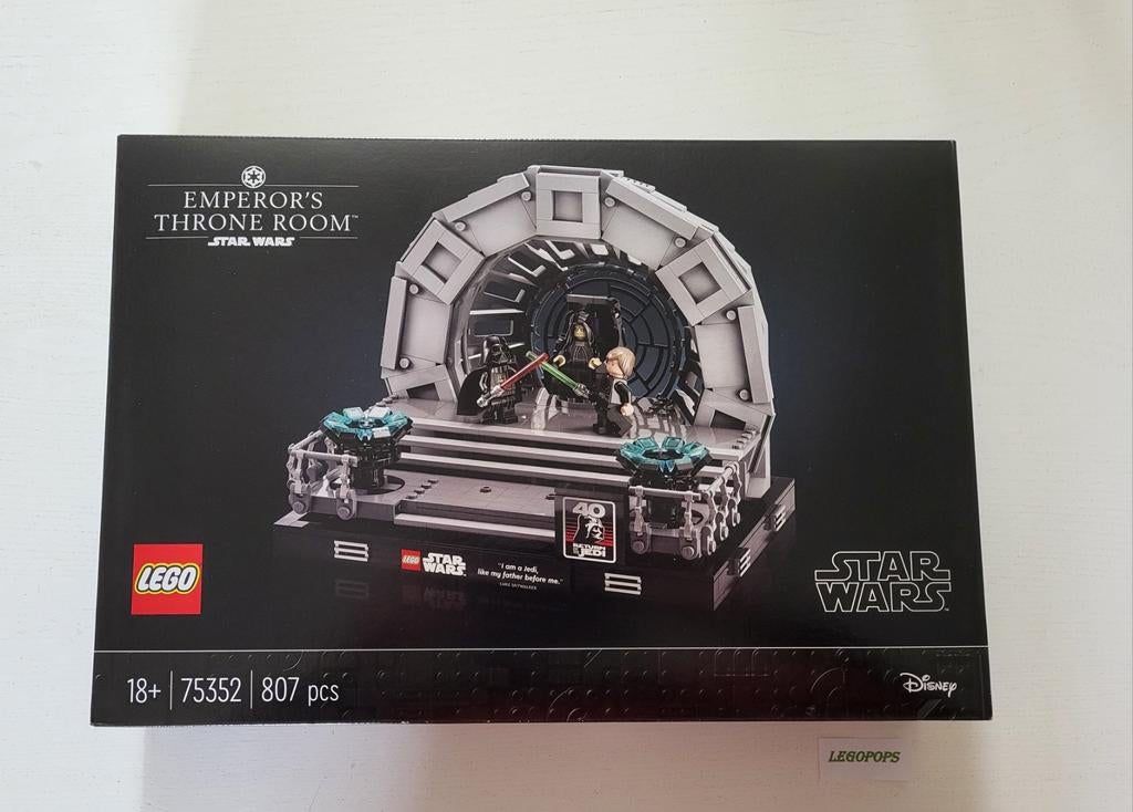 Lego - 75352 - Troonzaal van de keizer diorama - SEALED, Ophalen of Verzenden, Nieuw, Lego