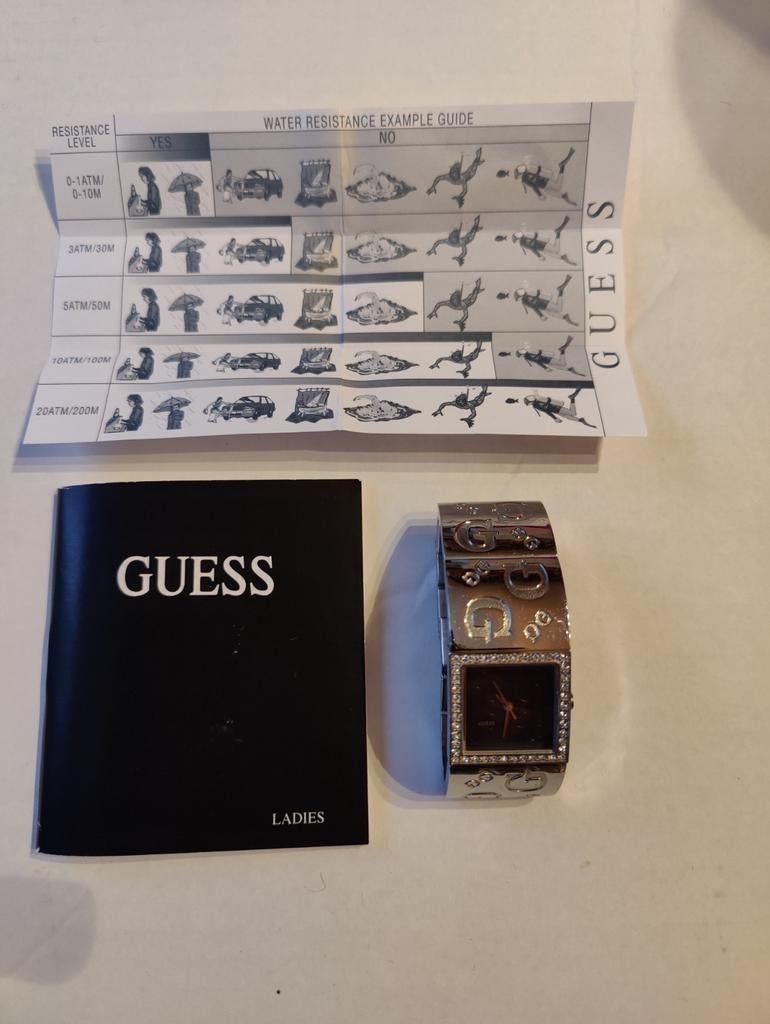 Guess damesuurwerk, Montre-bracelet, Enlèvement ou Envoi, Guess, Acier