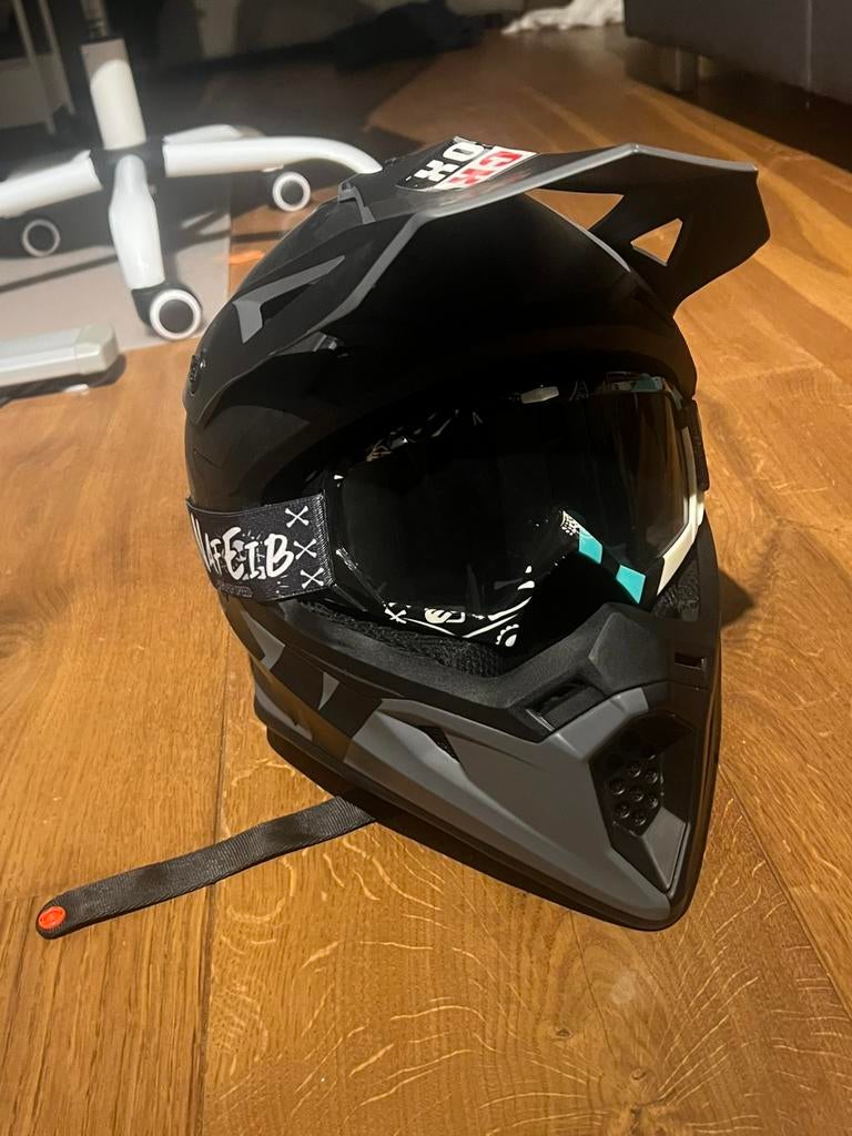 Full face mtb/motorcross helmet S, Motoren, Ophalen, S
