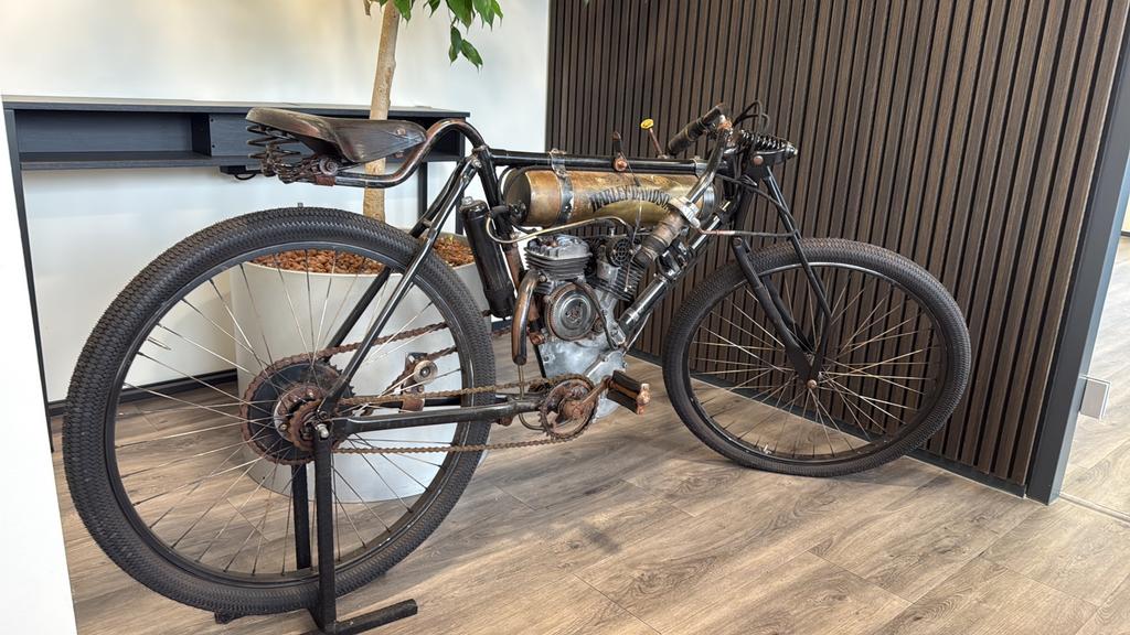 Super gave mancave H-D harley deco motor compleet, Motoren, Ophalen, Gebruikt