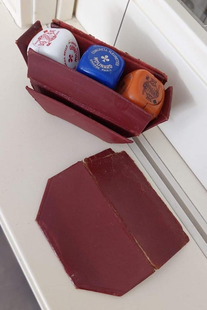 coffret de 5 dés parfum solide de Molinard collector vintage, Enlèvement ou Envoi, Utilisé, Accessoires