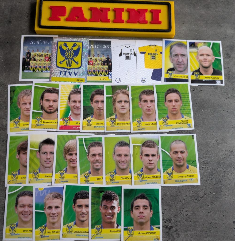26 AUTOCOLLANTS PANINI FOOTBALL 2012 : STVV SET TRUIDEN, Envoi, Neuf