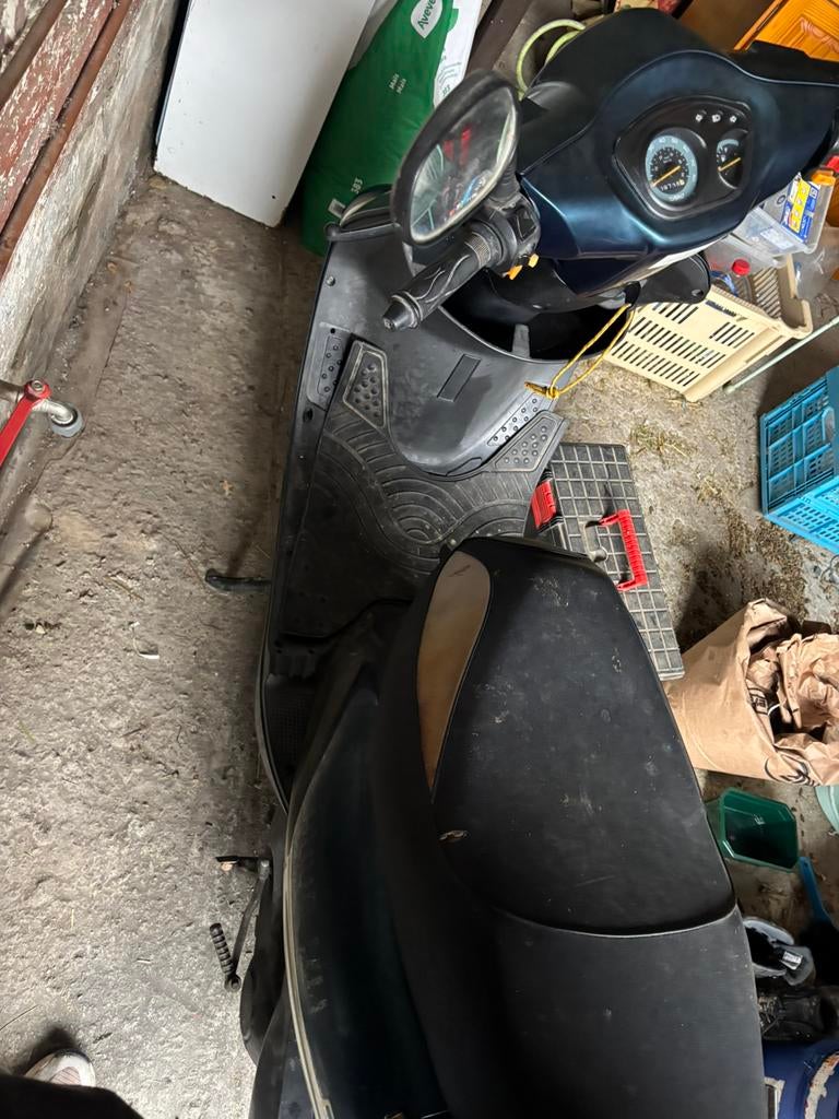 Turbo scooter compleet start niet voor project of onderdelen, Autres modèles, Enlèvement ou Envoi, Utilisé, Essence