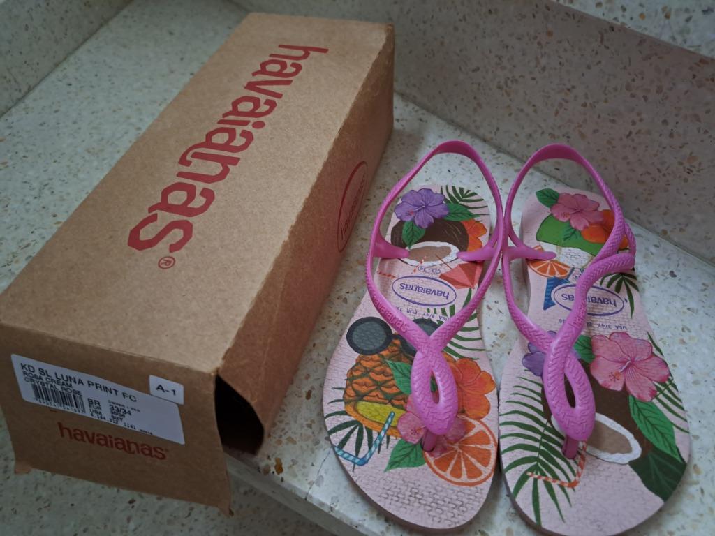 Teenslippers meisjes maat 33/34  merk havaianas, Enlèvement ou Envoi, Comme neuf, Autres types, Fille