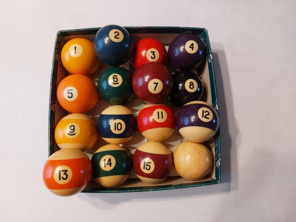 Biljartballen, Ophalen of Verzenden, Gebruikt, Keu of Ballen