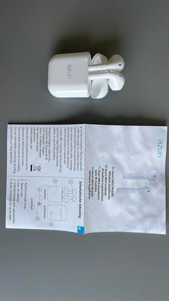 Écouteurs sans fil neufs Azuri, Télécoms, Neuf