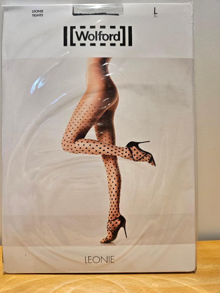 Wolford Leonie panty - donkergrijs - L, Kleding | Dames, Nieuw, Ophalen of Verzenden, Maat 44/46 (L), Wolford