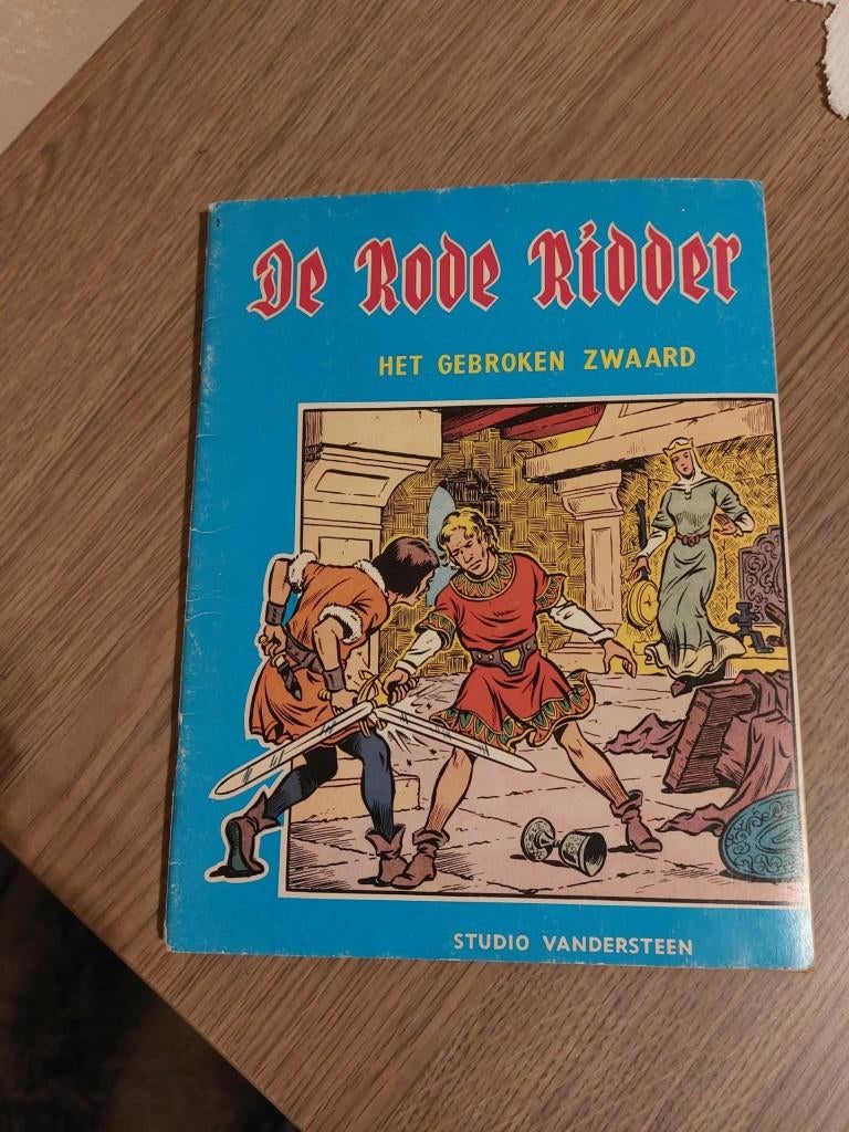 De Rode Ridder / Het gebroken zwaard, Eén stripboek, Verzenden, Gelezen, Willy Vandersteen