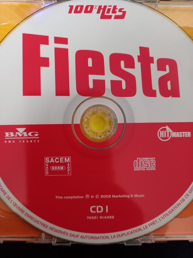 100% Hits Fiesta - Compilation 2 CD 💿 💿, Enlèvement ou Envoi, Comme neuf, Disco, Coffret
