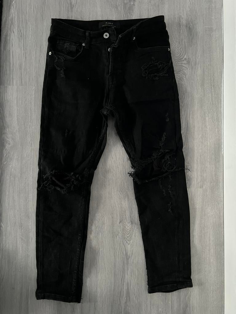 Pantalon Zara, Vêtements | Hommes, Jeans, Comme neuf, Noir, W36 - W38 (confection 52/54), Enlèvement ou Envoi