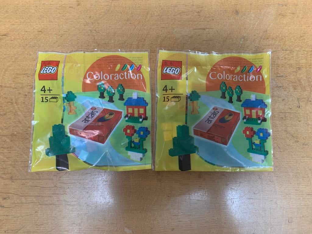 Lego : Coloraction - Sacs promotionnels (2) -Rare-, Collections, Enlèvement ou Envoi, Comme neuf