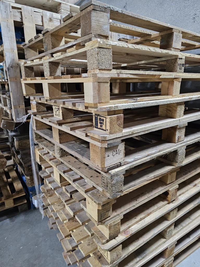 Pallets, Doe-het-zelf en Bouw, Hout en Planken, Gebruikt, Minder dan 200 cm, Pallet, Ophalen