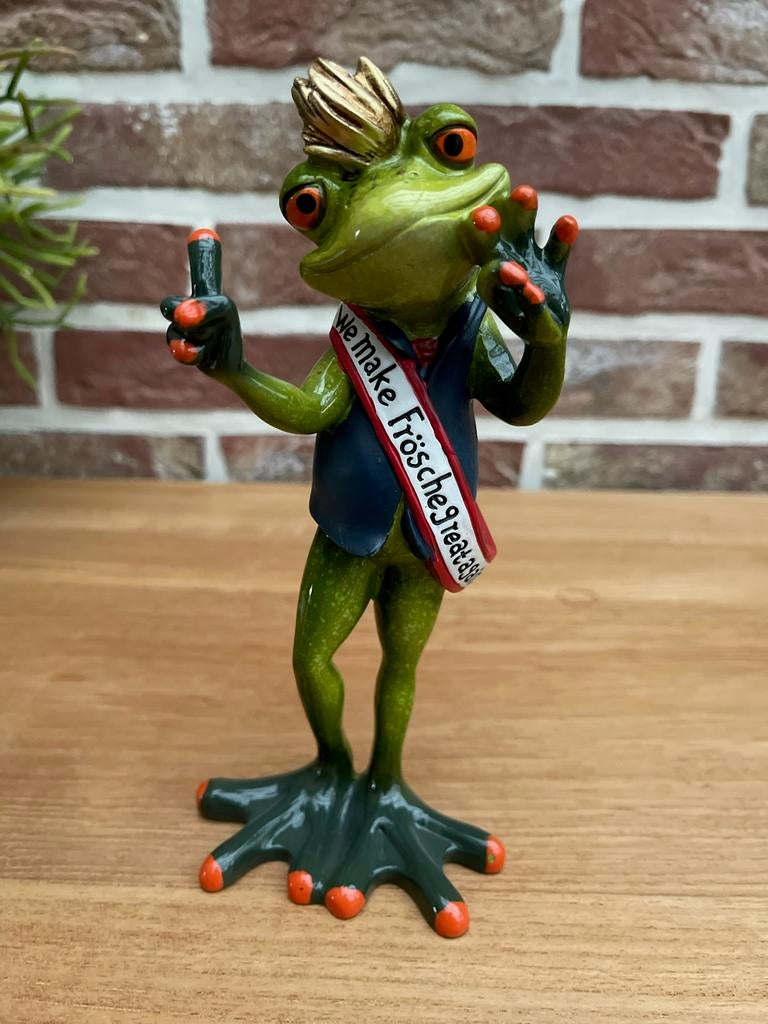 Beeldje kikker - PRESIDENT, Ophalen of Verzenden, Zo goed als nieuw, Dier
