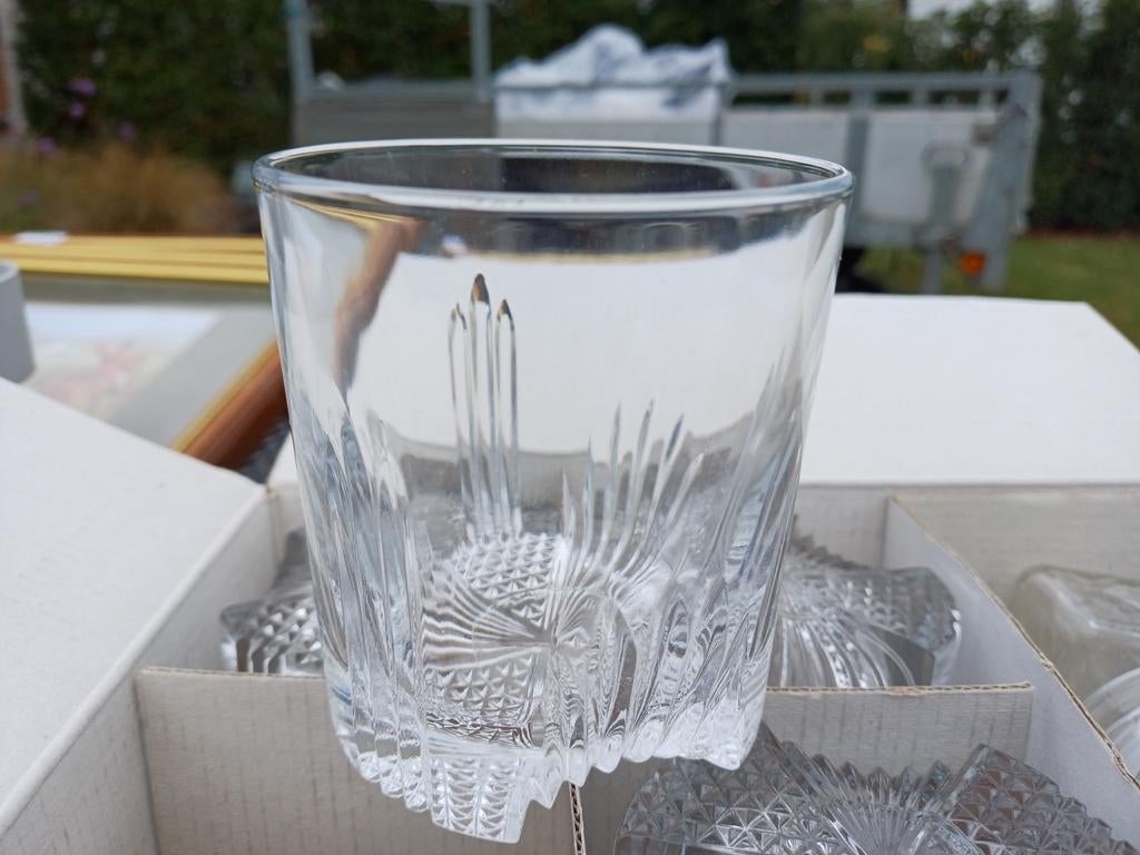 Whisky glazen en whiskey fles, Verzamelen, Glas en Drinkglazen, Ophalen of Verzenden, Gebruikt