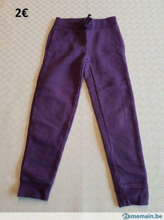 Legging fille H&M Mauve 116 cm, Enlèvement ou Envoi, Utilisé, Fille, Pantalon