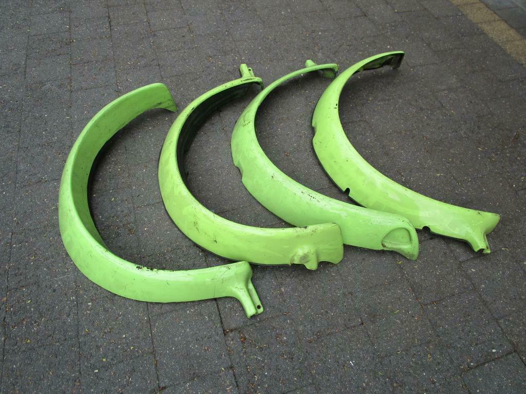 Set sportspack verbreders, tweedehands, CLASSIC MINI, Auto-onderdelen, Ophalen, Gebruikt, Spatbord, Achter